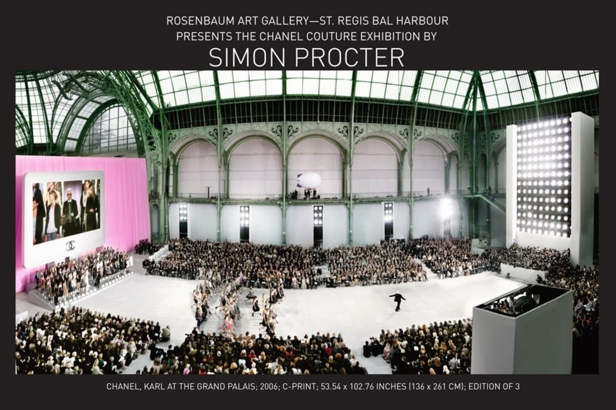 Simon Procter: Chanel Haute Couture exhibition invitation