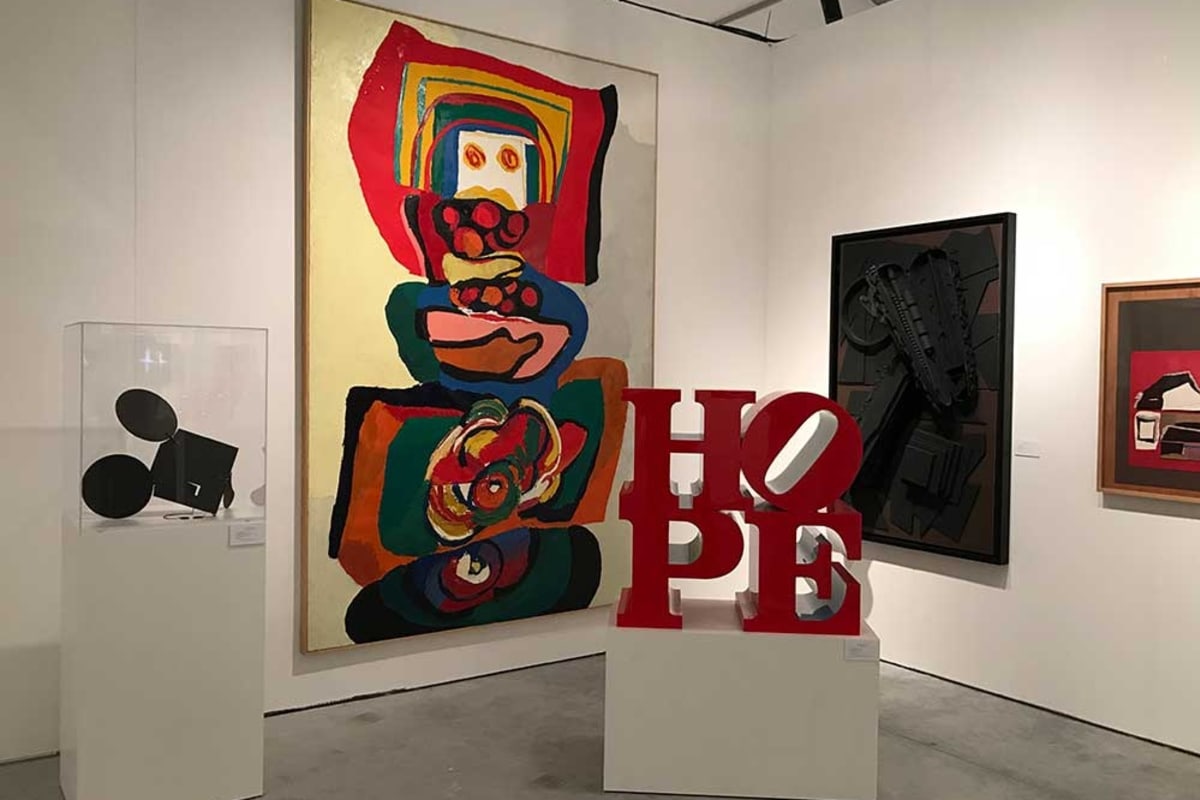 Rosenbaum Contemporary's Art Miami 2018 fair booth