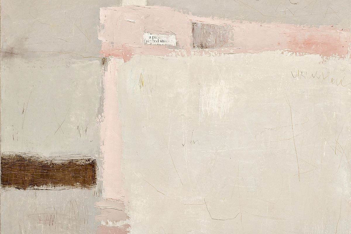 It's a Long Way to the Top (detail), oil and mixed media on canvas, 80 x 80 cms