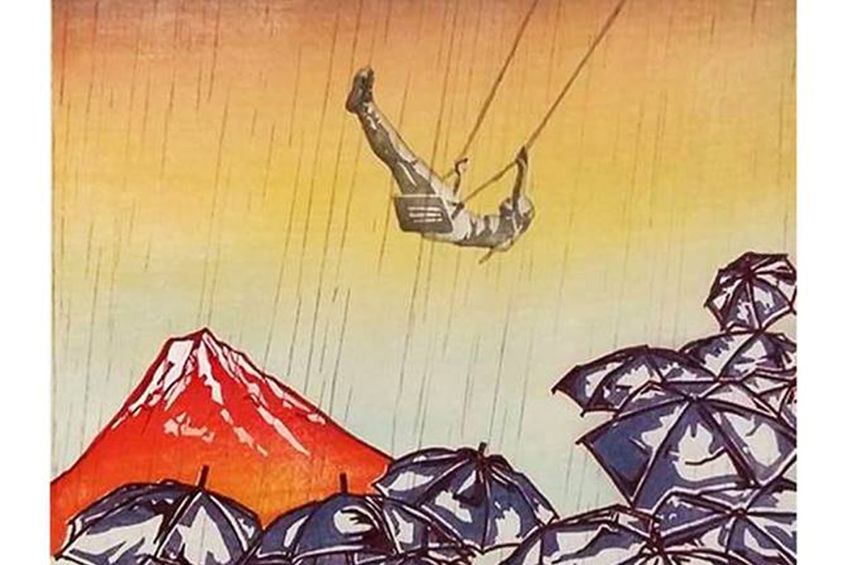 The journey to the Mount Fuji-Never ask for lighter rain_ instead ask for a better umbrella - Yuet Yean Teo