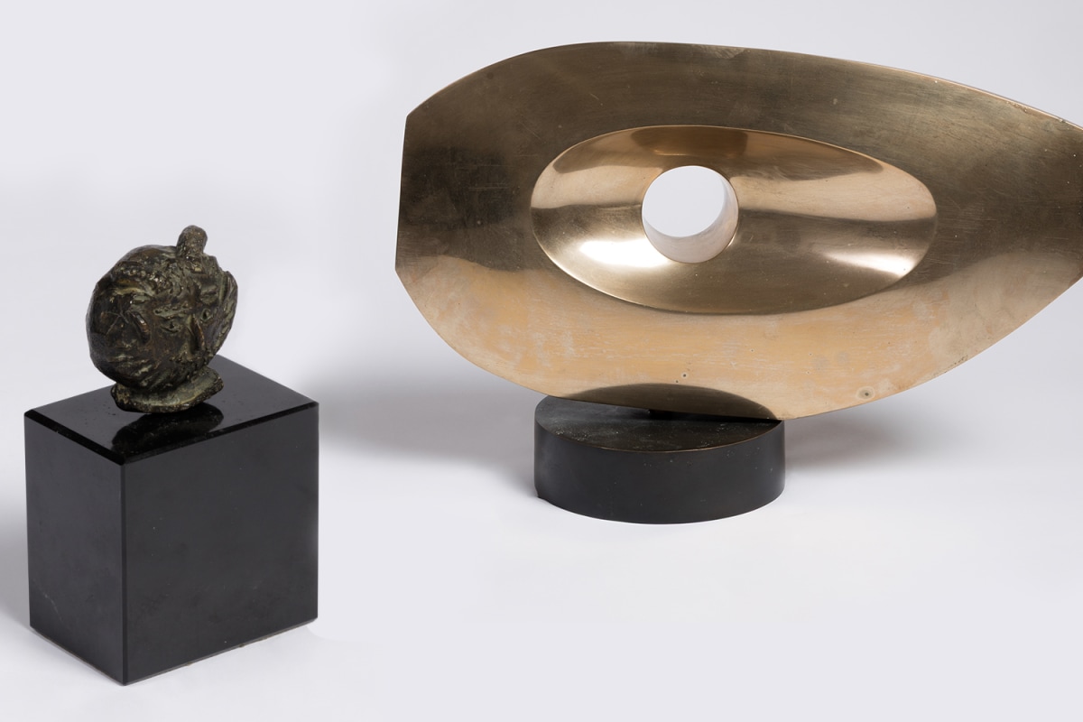 Important Modern Sculptures Pablo Picasso, "Tête de Faune" - Dame Barbara Hepworth, "Horizontal Form"