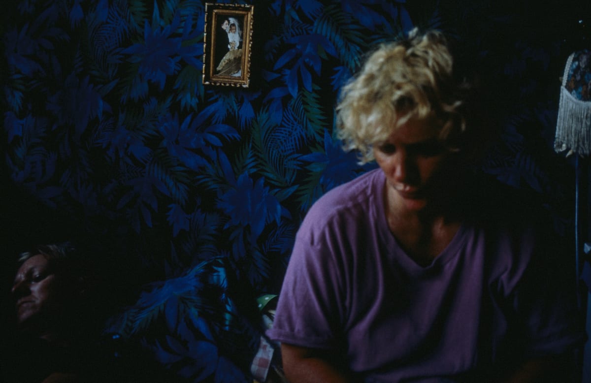 Nan Goldin, Cookie and Sharon on the Bed, Provincetown, MA, Sept. 1989, 1989 Dye destruction print
