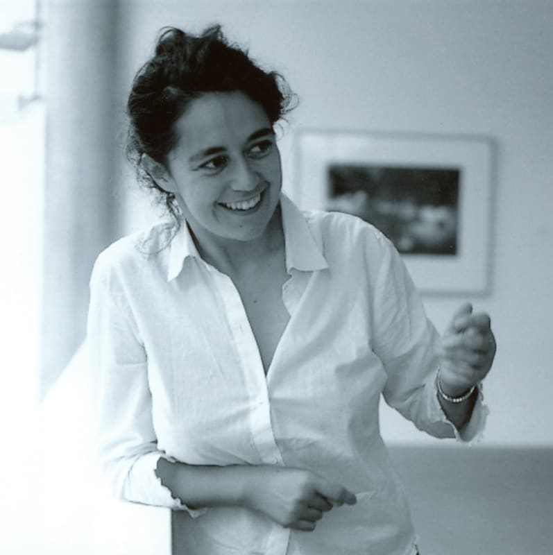 Black and white image of Tacita Dean.