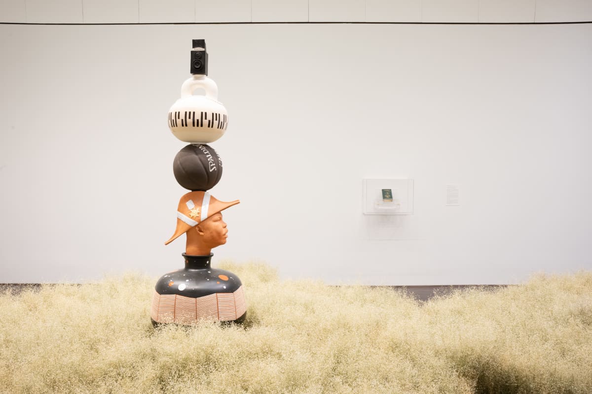 Installation view of Tavares Strachan: Between Me and You at the Blanton Museum of Art, The University of Texas at Austin, November 9, 2024–June 1, 2025