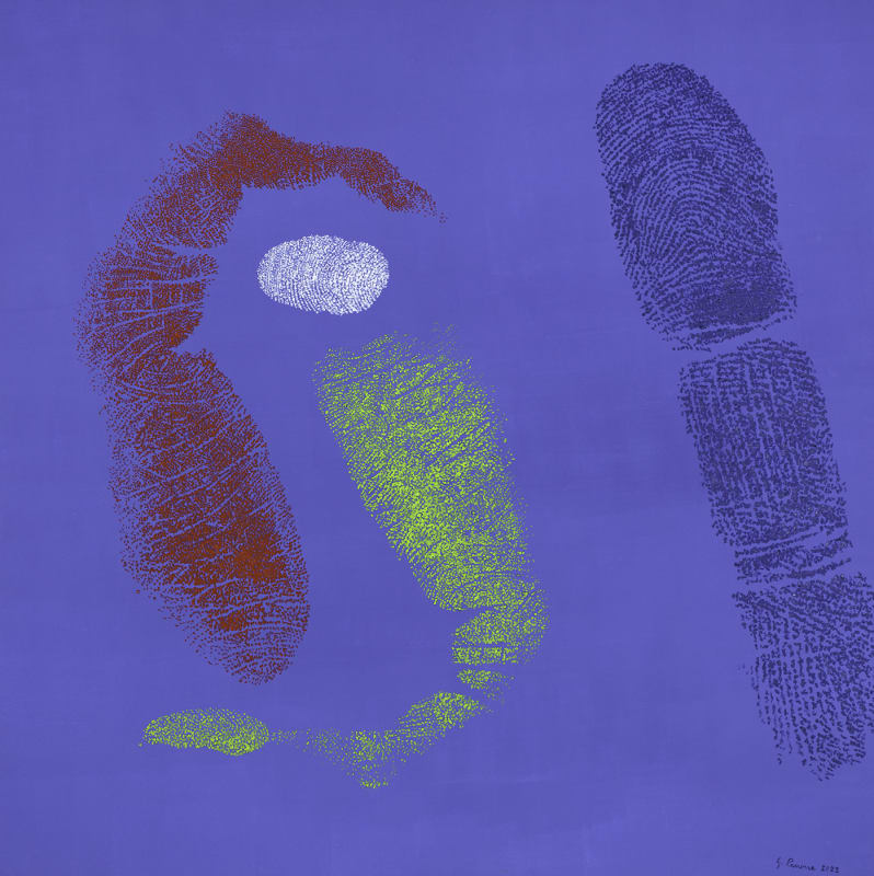 Giuseppe Penone, Impronte di luce, 2023.