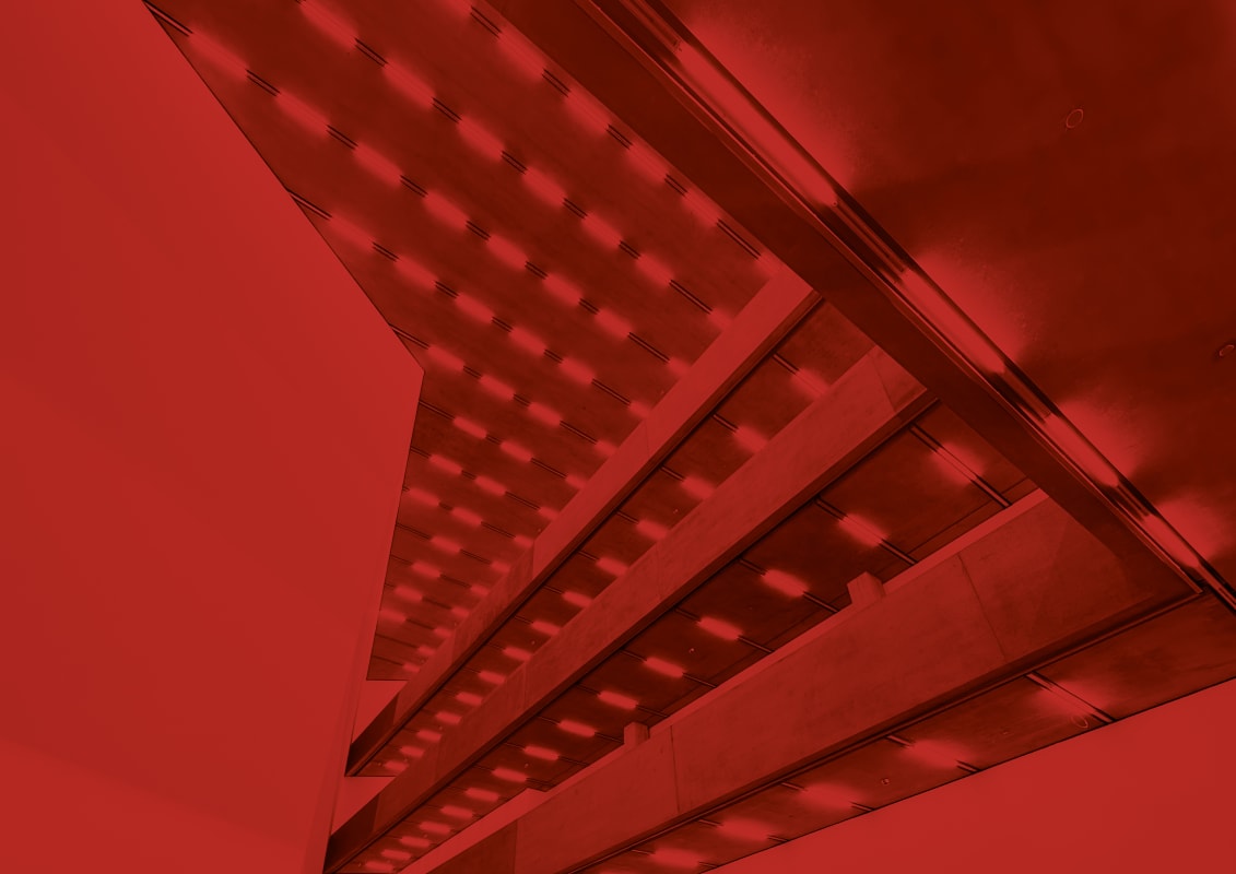 Steve McQueen, Bass, 2024, LED Light and Sound, Courtesy the artist, Co-commissioned work by Laurenz Foundation, Schaulager Basel and Dia Art Foundation, 15 June – 16 November 2025, Schaulager® Münchenstein/Basel (Installation view), Photo: Pati Grabowicz