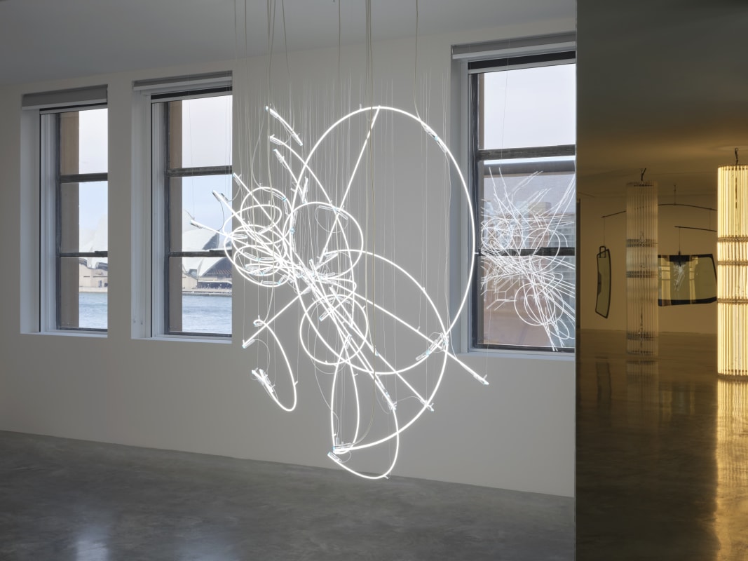 Cerith Wyn Evans .... in light of the visible, Museum of Contemporary Art Australia, Sydney, 2025, image courtesy and © Cerith Wyn Evans, photograph: Hamish McIntosh