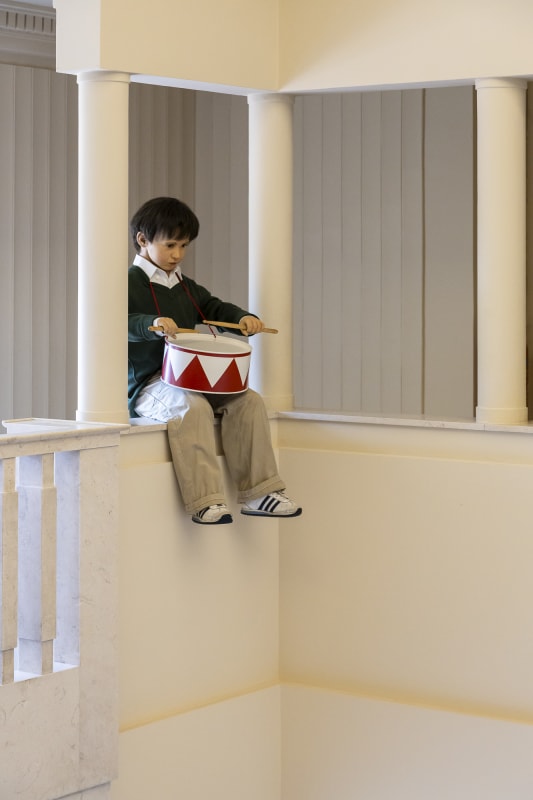 Installation view of the exhibition, “Maurizio Cattelan: Sussurro,” at Casa Serralves