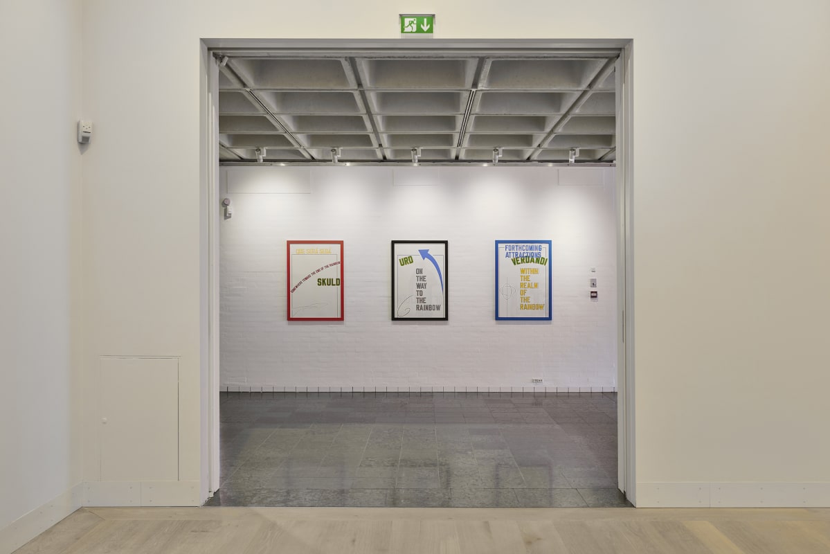 Lawrence Weiner, CLOSE TO A RAINBOW, Holstebro Kunstmuseum