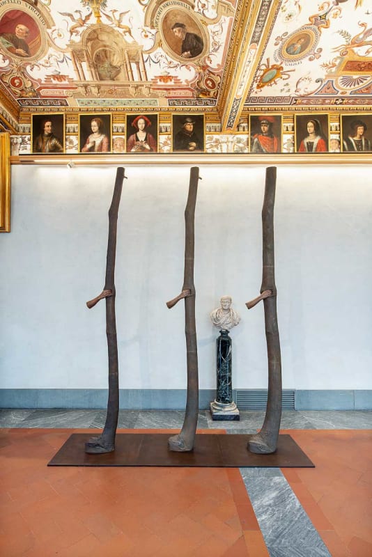 Giuseppe Penone, “Alberi In-Versi,” The Uffizi Galleries