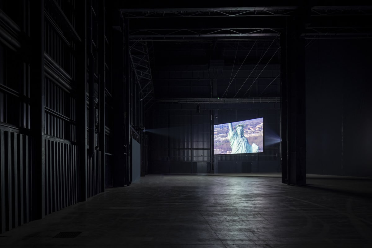 Installation view of “Steve McQueen: Sunshine State” at Pirelli HangarBicocca