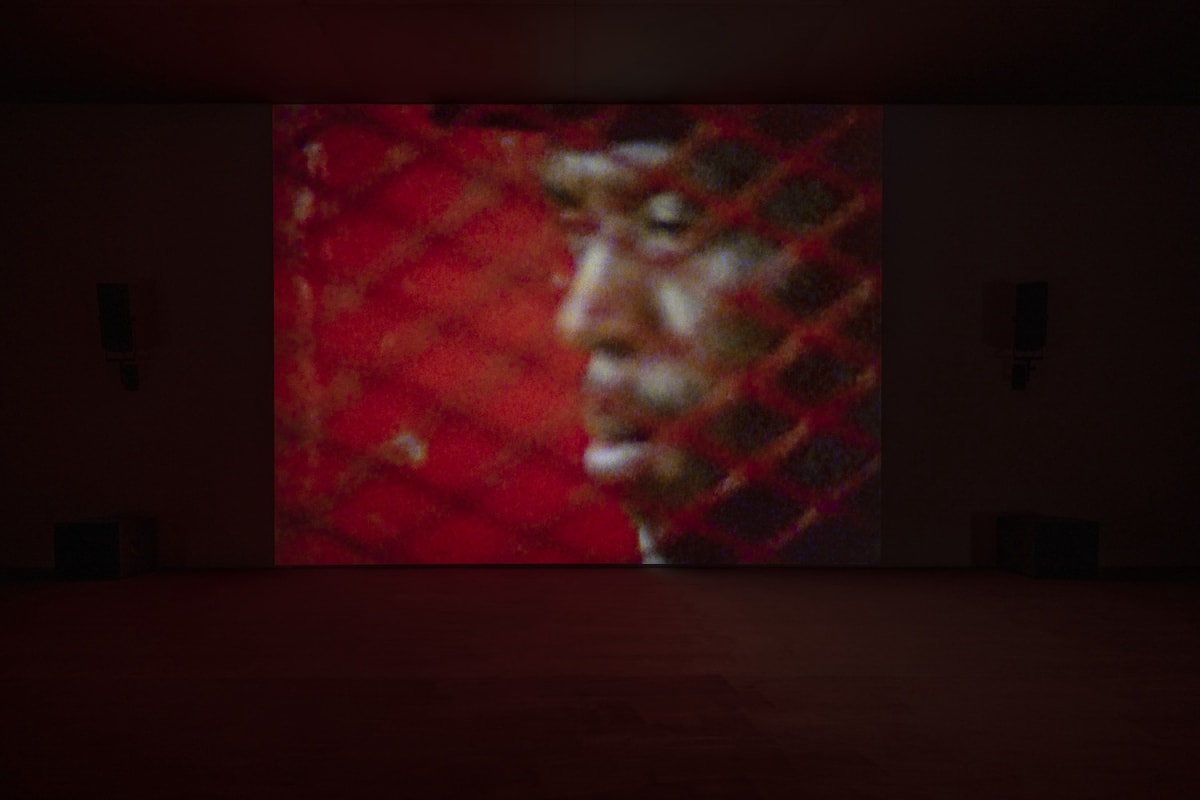 Installation view of “Steve McQueen: Sunshine State” at Pirelli HangarBicocca