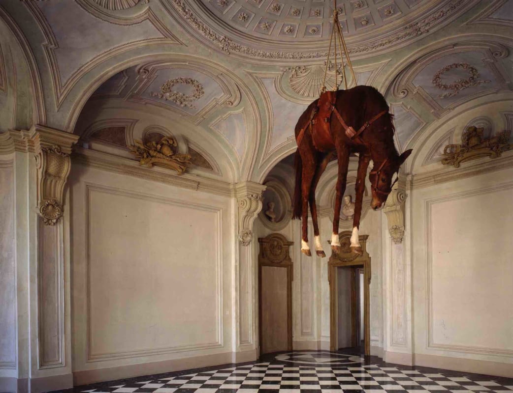 Novecento, 1997, by Maurizio Cattelan