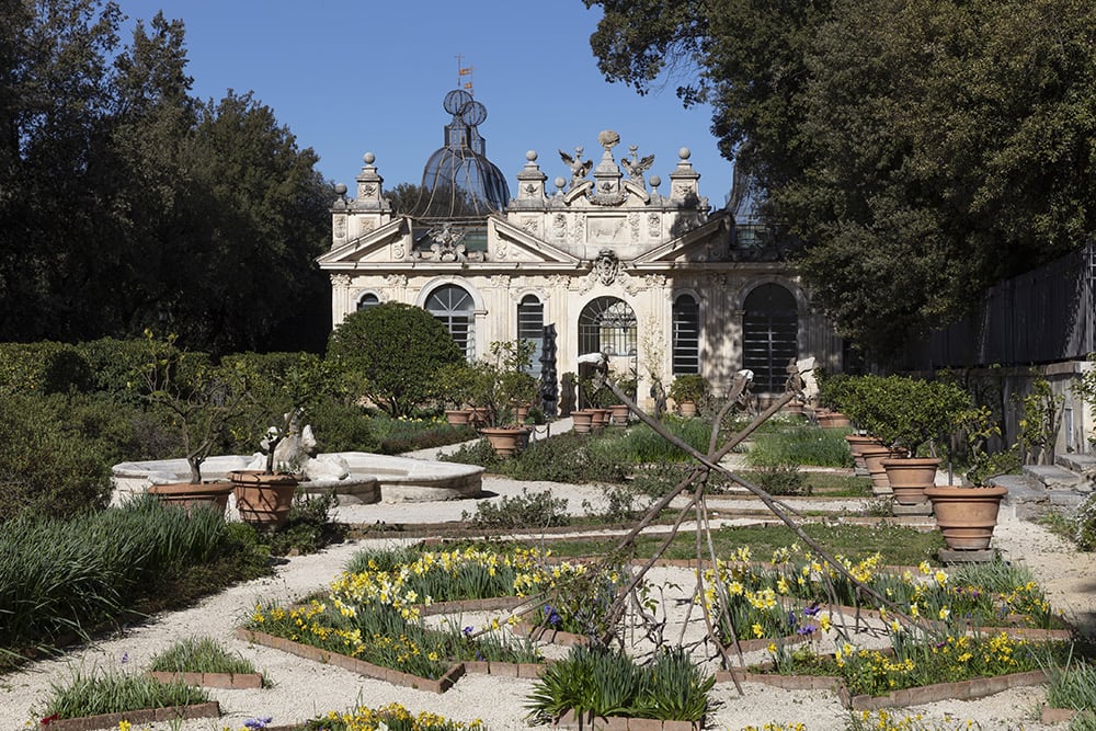 Installation view of exhibition by Giuseppe Penone at Galleria Borghese