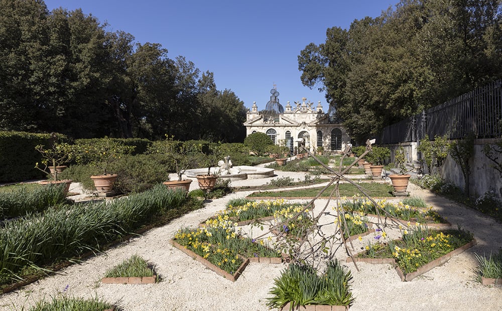 Installation view of exhibition by Giuseppe Penone at Galleria Borghese