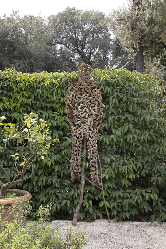 Installation view of exhibition by Giuseppe Penone at Galleria Borghese