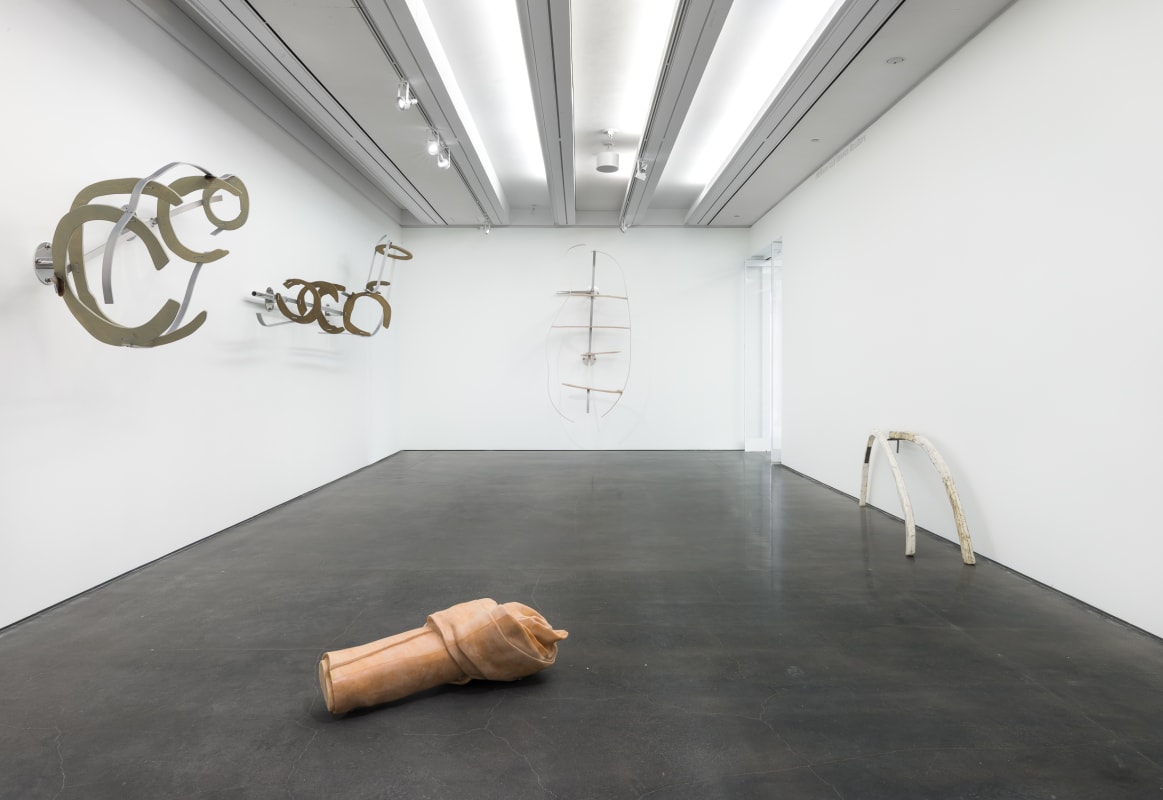 Installation views of Nairy Baghramian: "Jupon de Corps," Aspen Art Museum, 2023. Photos: Daniel Pérez