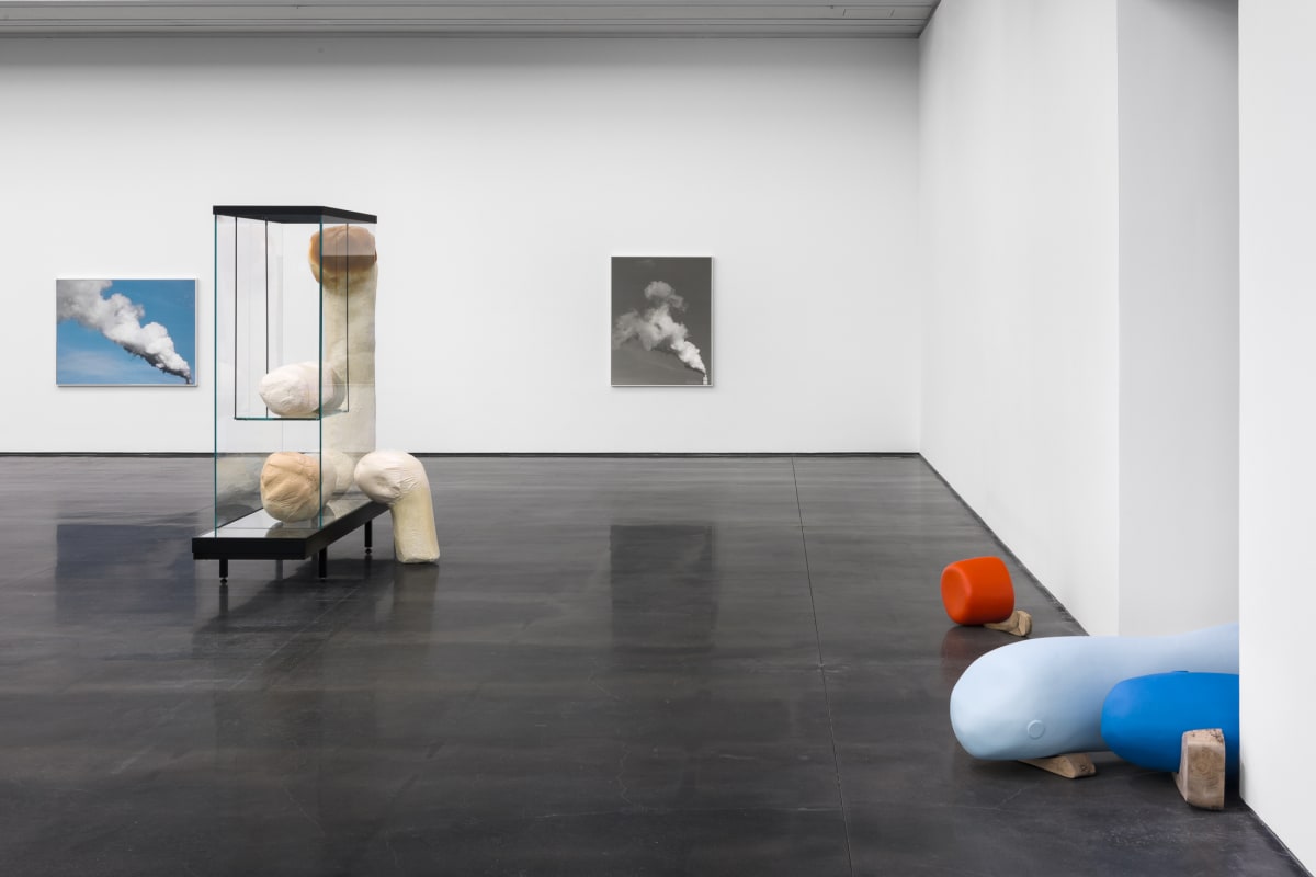 Installation views of Nairy Baghramian: "Jupon de Corps," Aspen Art Museum, 2023. Photos: Daniel Pérez