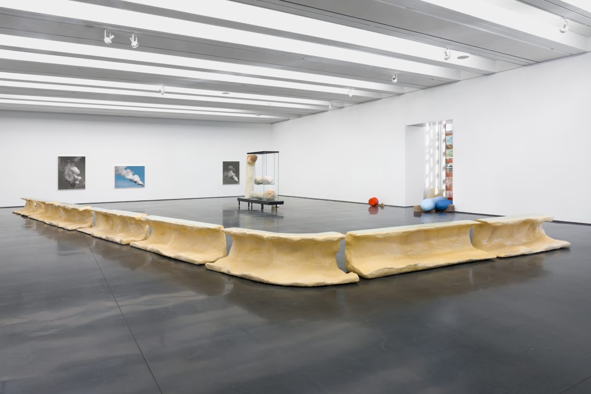Installation views of Nairy Baghramian: "Jupon de Corps," Aspen Art Museum, 2023. Photos: Daniel Pérez