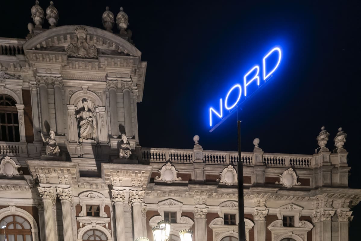 Giovanni Anselmo, ORIZZONTI (2023). Location: PIAZZA CARLO ALBERTO (CIRC. 1), Torino
