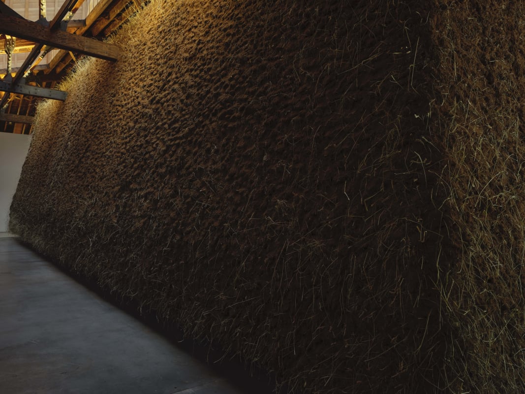 Installation view, “Delcy Morelos: El abrazo,” Dia Chelsea, 2023