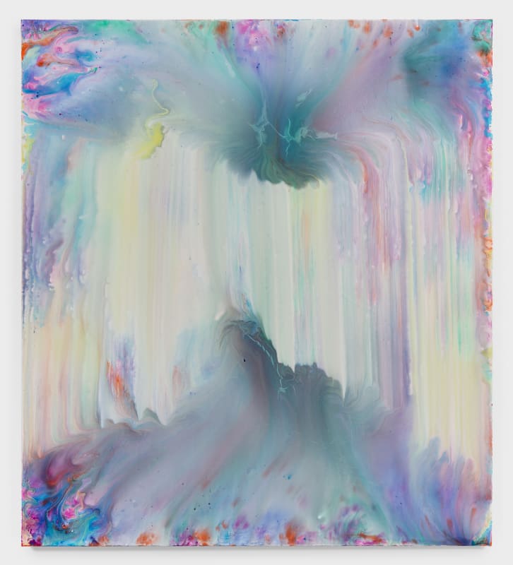 Image: Bernard Frize  Lebu, 2023  Acrylic and resin on canvas  70 7/8 x 63 in. (180 x 160 cm) (28269)