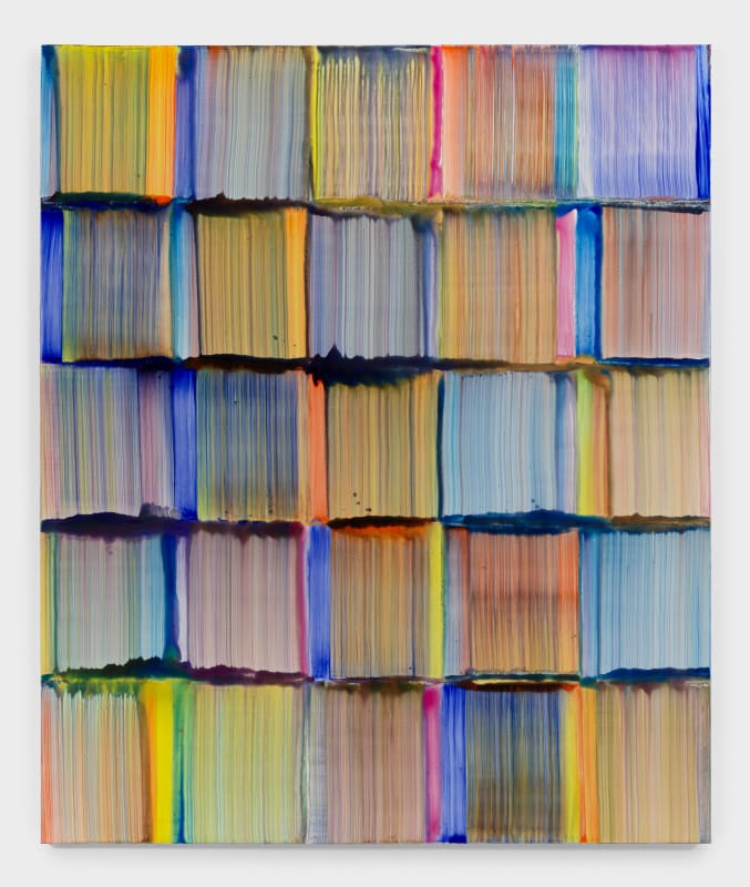 Image: Bernard Frize  Haun, 2019  Acrylic and resin on canvas  69 1/4 x 57 1/8 in. (176 x 145 cm)  (28271)