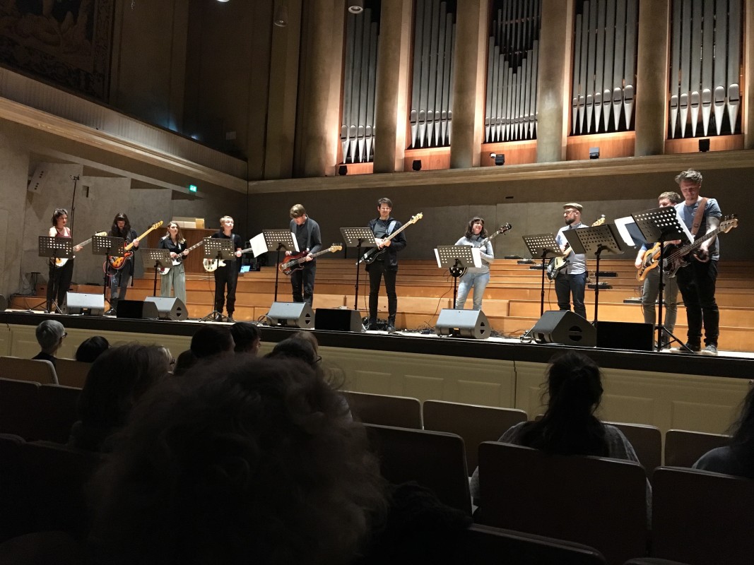 Image: Concert with Angela Bulloch and Karin Sander