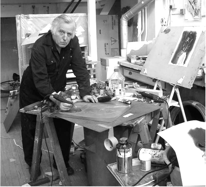 Image: Michael Sandle interviewed by Bob Chaundy