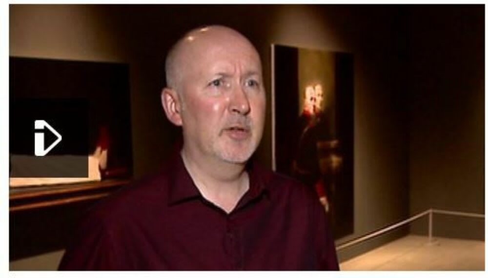 Image: Ken Currie interview on BBC Scotland