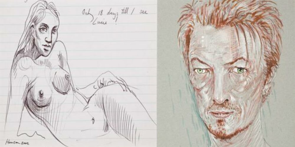 Image: Peter Howson auction featured on Artlyst