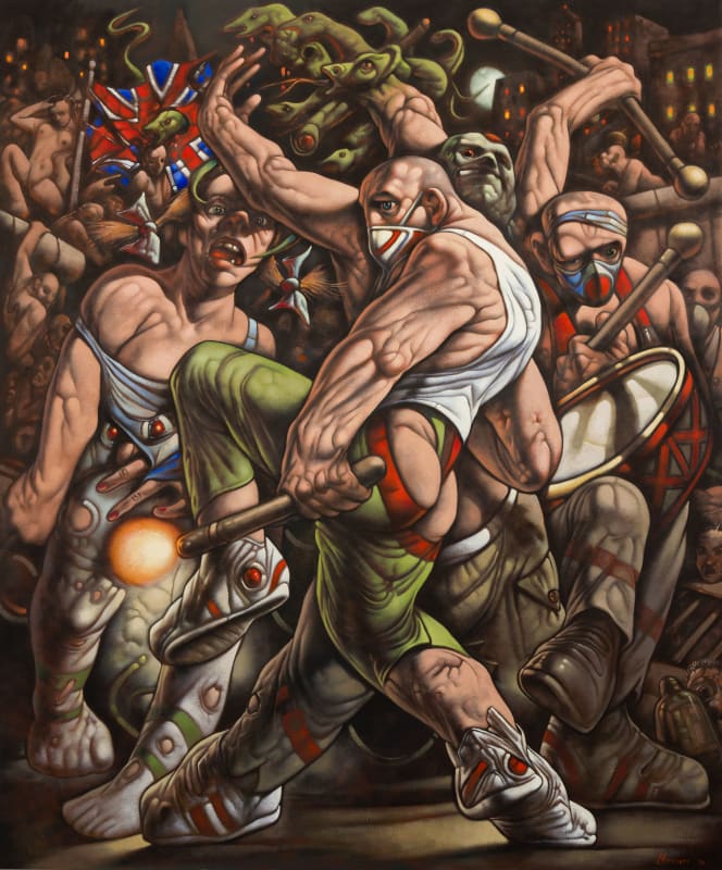 Image: Peter Howson's When The Apple Ripens