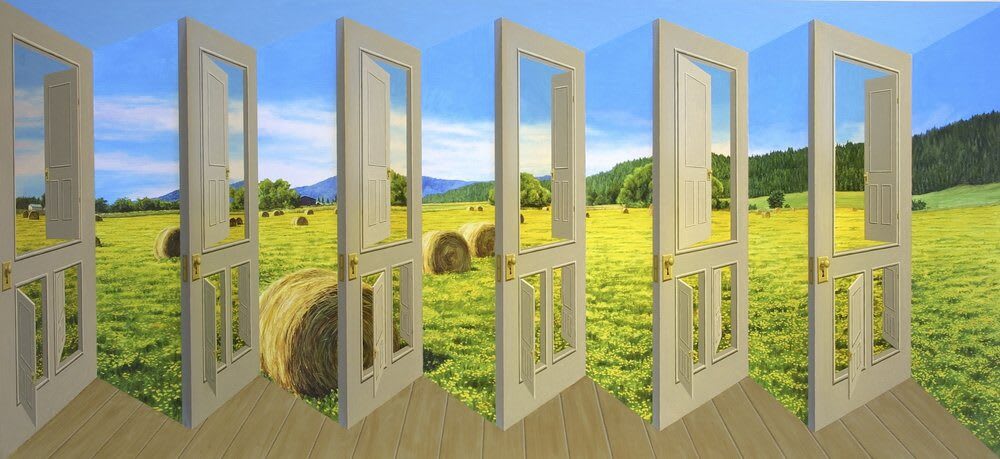 Image: Patrick Hughes donation to Swiss Red Cross