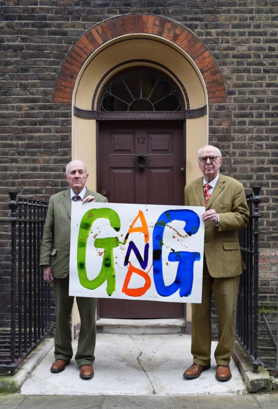 Image: Gilbert & George 'G & G' Inkwashes