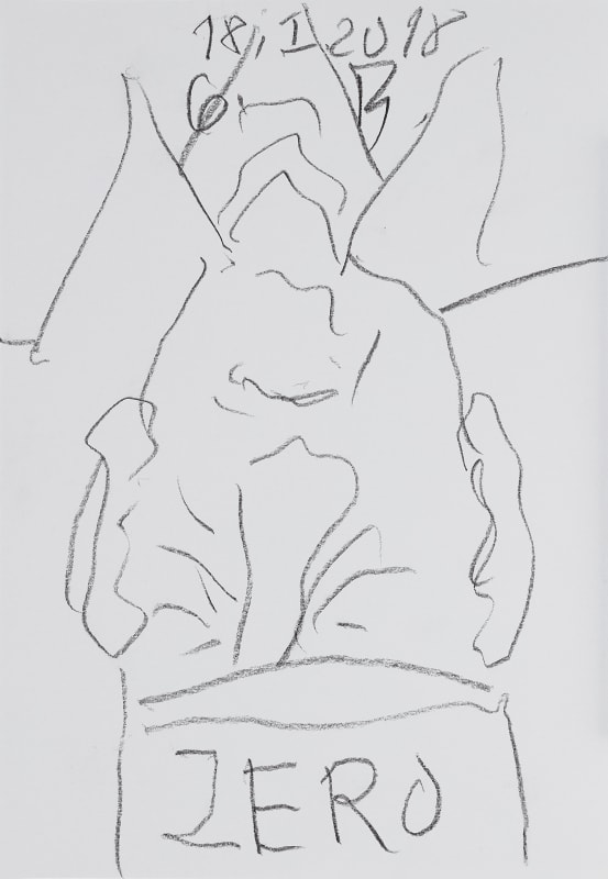 Online Charity Auction Sale of a self portrait by Georg Baselitz