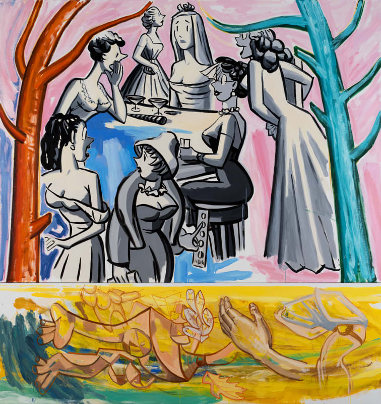 Image: David Salle’s exhibition 'Tree of Life' in Paris