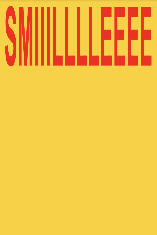 Image: Rachel Jones | SMIIILLLLEEEE