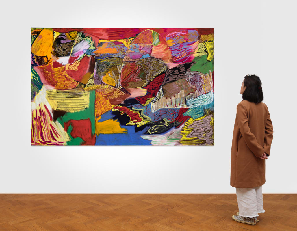 Image: Kaleidoscopic canvas by Rachel Jones included in Tate Britain’s collection rehang