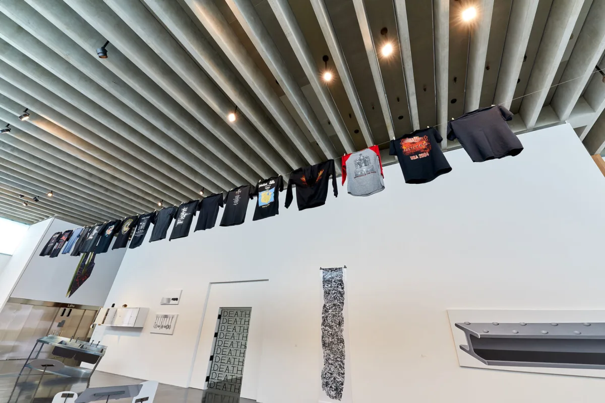 Image: David Shrigley features in '4 Bed Detached Home of Metal'