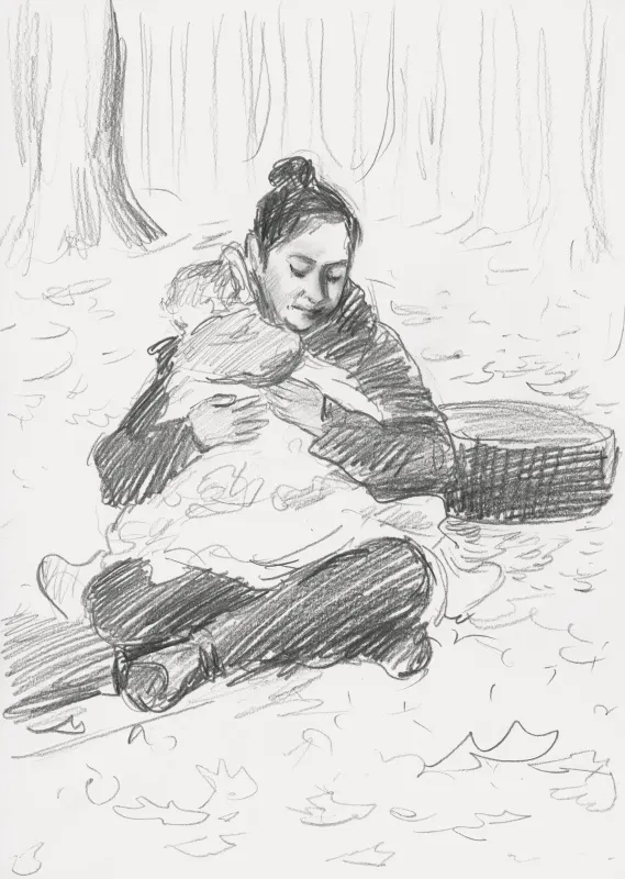 Image: Caroline Walker features in Drawing Biennial 2024