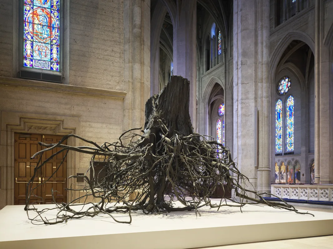 Image: 'Unearthed' (working title) by Jim Hodges at Grace Cathedral