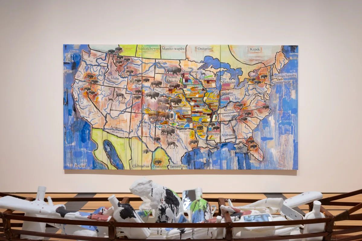 Image: Jaune Quick-to-See Smith at Saint Louis Art Museum