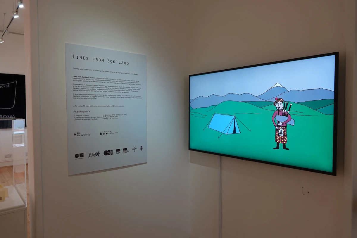 Image: David Shrigley is included in the touring exhibition, 'Lines from Scotland'