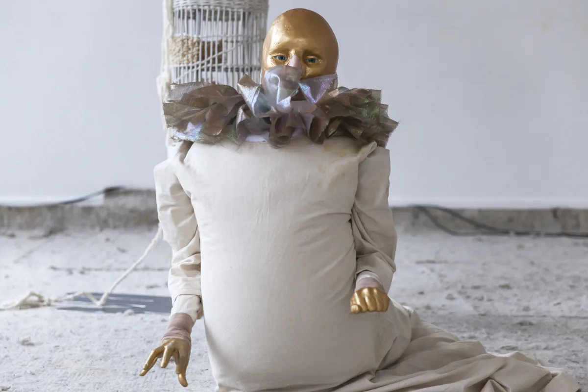 Image: 'The Gatekeepers' by Jonathan Baldock, with Florence Peake and Chlöe Herington