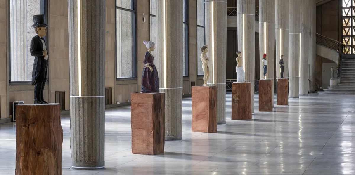 Image: Stephan Balkenhol: Le Prévu et L'Imprévu