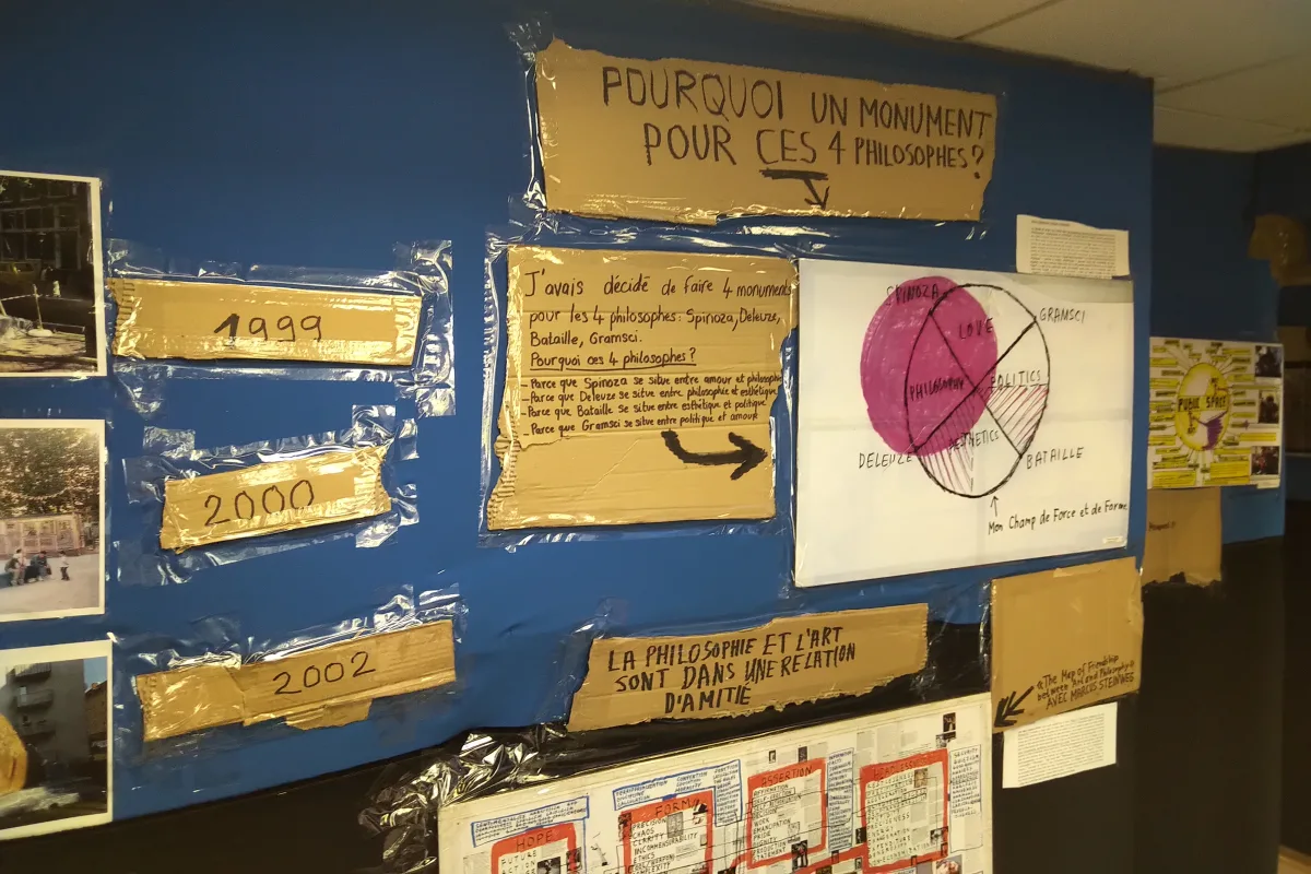 Image: Thomas Hirschhorn: 21 Ans Deleuze Monument