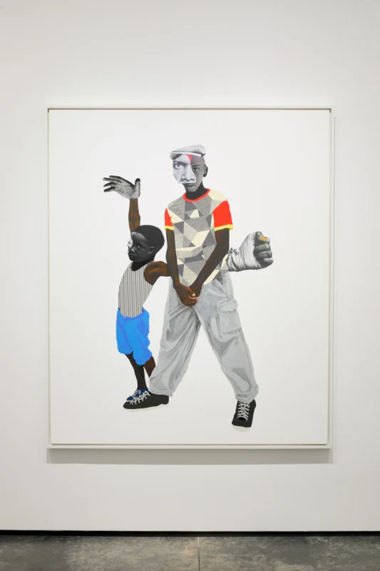 Image: Deborah Roberts: Come walk in my shoes