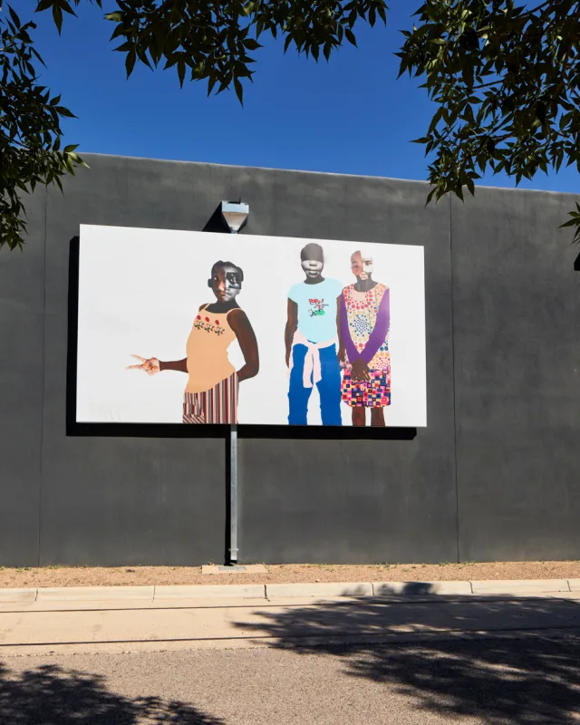 Image: Deborah Roberts: Come walk in my shoes