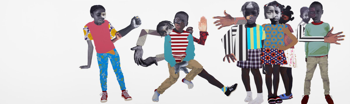 Image: 'Let Them Be Children' by Deborah Roberts acquired by Virginia Museum of Fine Arts