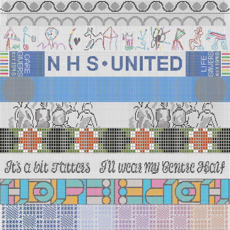 Image: Charity CW+ commissions Denzil Forrester to design #ScarfUp scarf for vulnerable patients